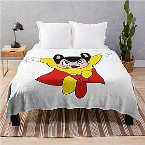 Mega Retro Mighty Mouse Throw Blanket