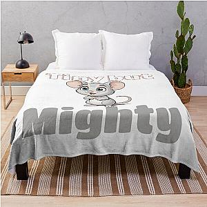 Mighty Mouse Throw Blanket