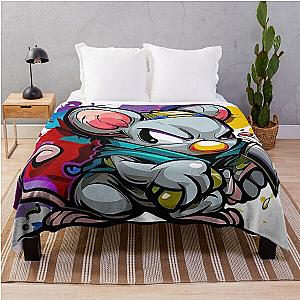 Mighty Mouse Throw Blanket