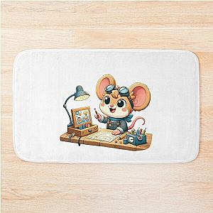 Mighty Mouse the Inventor Bath Mat