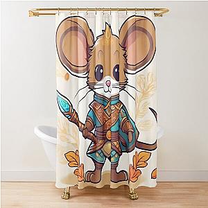 Whiskblade: The Mighty Mouse Warrior Shower Curtain