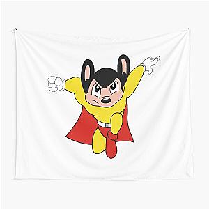 Mega Retro Mighty Mouse Tapestry