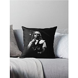 Migos rapping Takeoff Throw Pillow