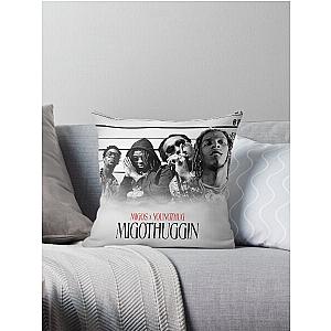 Migos migothuggin Throw Pillow