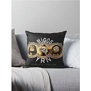 Migos yung rich nation Throw Pillow