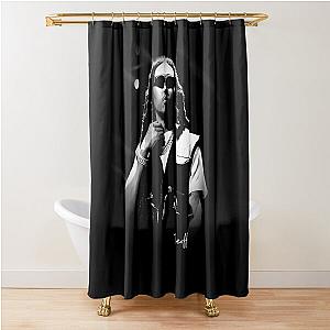 Migos rapping Takeoff Shower Curtain