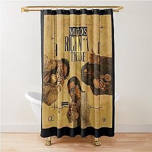 Migos rich nia timeline Shower Curtain