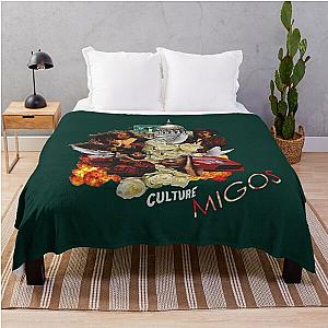 Migos Culture Album Cover Throw Blanket