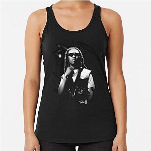 Migos rapping Takeoff Racerback Tank Top