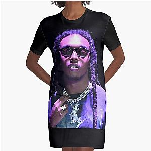 Migos Takeoff 2022 Graphic T-Shirt Dress