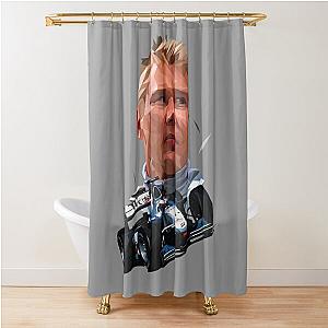 Mika Häkkinen Low Poly Shower Curtain