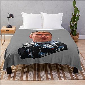 Mika Hakkinen Low Poly V Throw Blanket
