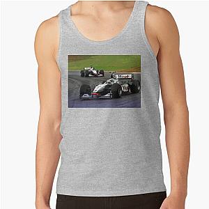 Mika Hakkinen racing his 1998 MP4-13 F1 race car abstract Tank Top