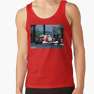 Mika Hakkinen racing his 1996 MP4-11 F1 racecar on Imola Tank Top