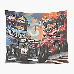 Michael Schumacher Mika Hakkinen Tapestry