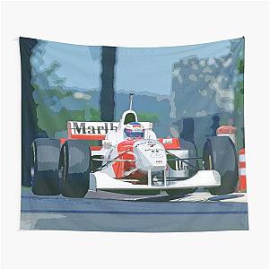 Mika Hakkinen racing his 1996 MP4-11 F1 car on Imola