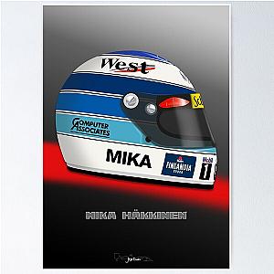 Mika Hakkinen 2000 Helmet Art Print