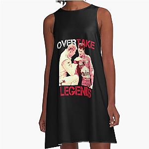 Overtake Legends Mika Hakkinen Michael Schumacher A-Line Dress