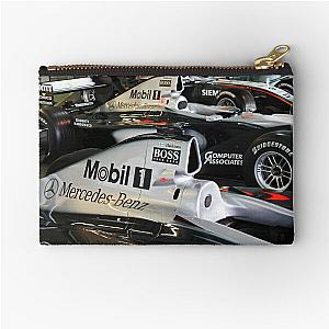 McLaren Mika Hakkinen and Kimi Raikkonen Zipper Pouch