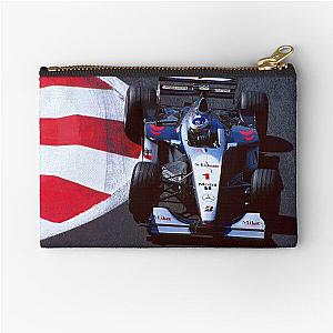 Mika Hakkinen racing his MP4-14 F1 racecar from above Pouch