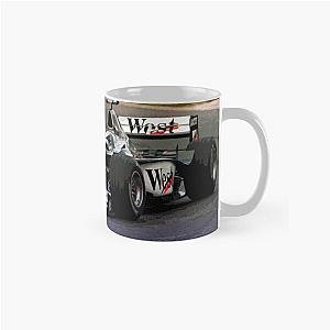 Mika Hakkinen racing his 1998 MP4-13 F1 race car Classic Mug