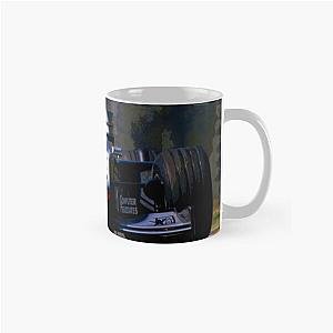 Mika Hakkinen racing his 1999 MP4-14 F1 car Classic Mug