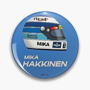 Mika Hakkinen F1 Helmet Pin