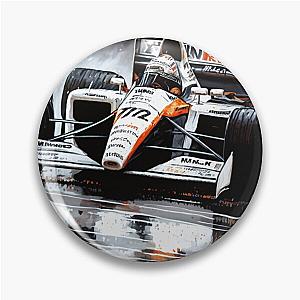 Mika Hakkinen Vintage 2000 Formula one F1 Car Art McLaren MP415 Art Pin