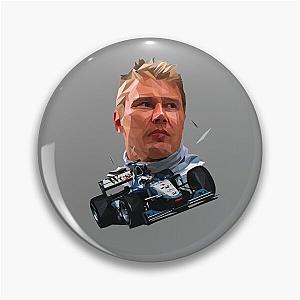 Mika Hakkinen Low Poly Pin