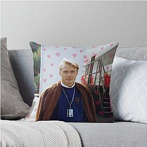 Mika Hakkinen Heart Throw Pillow