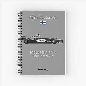 Mika Hakkinen MP414 Spiral Notebook