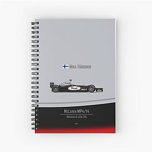 Mika Hakkinen Spiral Notebook
