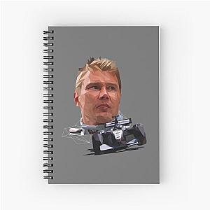 Mika Hakkinen Spiral Notebook
