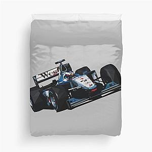 Mika Hakkinen F1 car Low Poly Duvet Cover