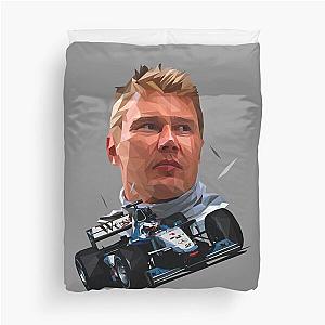 Mika Hakkinen Low Poly Duvet Cover