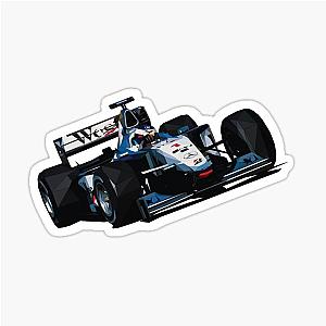 Mika Hakkinen F1 car Low Poly Sticker