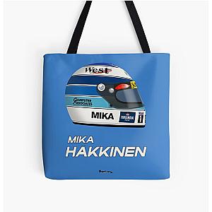 Mika Hakkinen F1 Helmet Tote Bag
