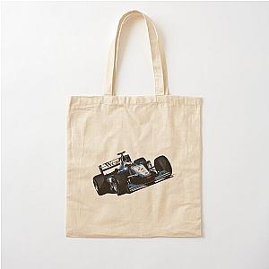 Mika Hakkinen F1 Car Low Poly Cotton Tote Bag