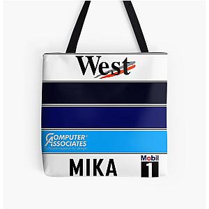 Mika H's helmet All Over Print Tote Back