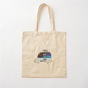 Mika Hakkinen 1999 Helmet Design Cotton Tote Bag