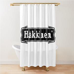 Mika Hakkinen Artwork Formula 1 Shower Curtain
