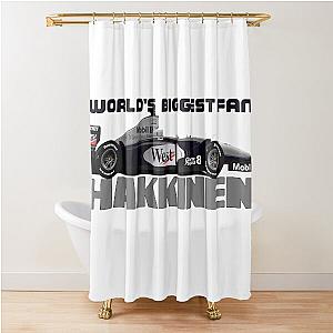Mika Hakkinen McLaren World's biggest fan Shower Curtain