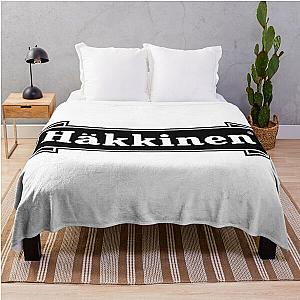 Mika Hakkinen Formula 1 Throw Blanket
