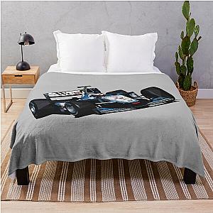 Mika Hakkinen F1 car Low Poly Throw Blanket