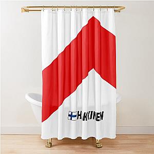 F1 Legends Mika Hakkinen Shower Curtain