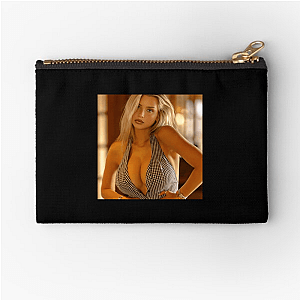 Hot Shot, Cold Rink Mikayla Demaiter Zipper Pouches