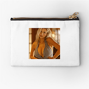 Hot Shot, Cold Rink Mikayla Demaiter Zipper Pouches