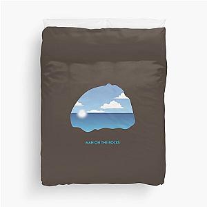 Man On The Rocks - Mike Oldfield Duvet Cover