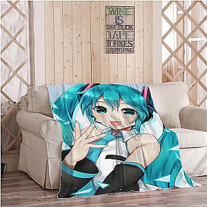 Miku Sofa Anime Decorative Blankets