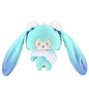 Hatsune Miku Dream of A Starry Snowy Night Anime Dolls Keychain